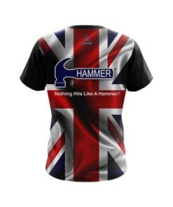 Alternative view of Hammer British Flag CoolWick Bowling Jersey