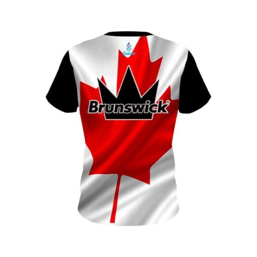 Brunswick Canadian Flag CoolWick Bowling Jersey - Image 2