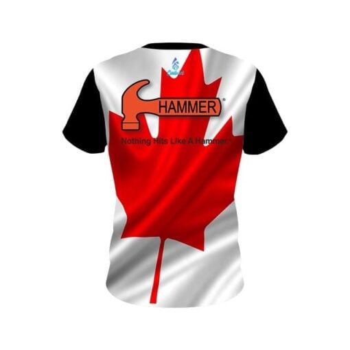 Hammer Canadian Flag CoolWick Bowling Jersey - Image 2