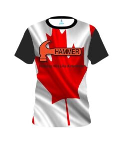 Hammer Canadian Flag CoolWick Bowling Jersey