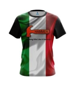Hammer Italian Flag CoolWick Bowling Jersey
