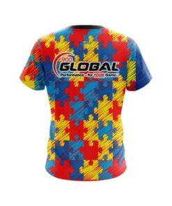 Alternative view of 900 Global Autism Awareness CoolWick Bowling Jersey