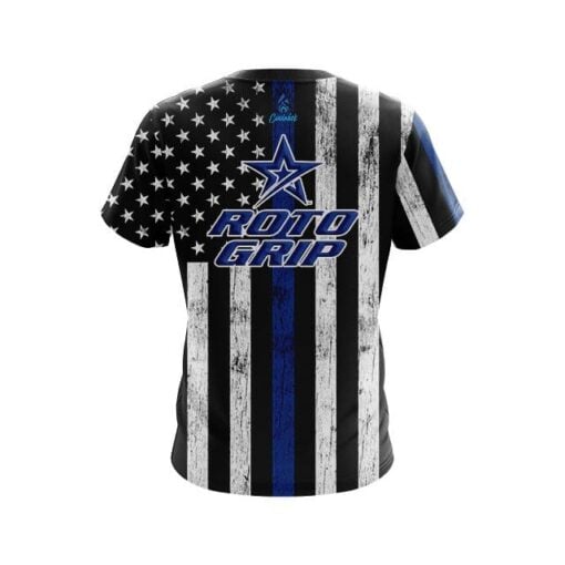 Roto Grip Blue Line CoolWick Bowling Jersey - Image 2