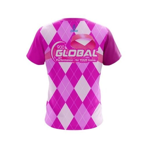 900 Global Breast Cancer Awareness CoolWick Bowling Jersey - Image 2