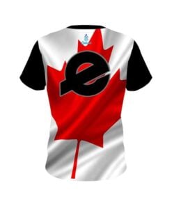 Alternative view of Ebonite Canadian Flag CoolWick Bowling Jersey