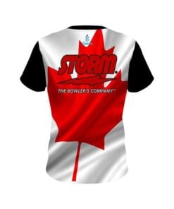Alternative view of Storm Canadian Flag CoolWick Bowling Jersey