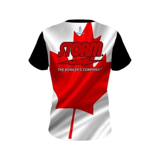 Storm Canadian Flag CoolWick Bowling Jersey - Image 2