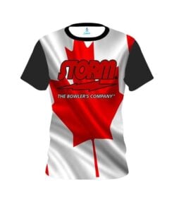 Storm Canadian Flag CoolWick Bowling Jersey