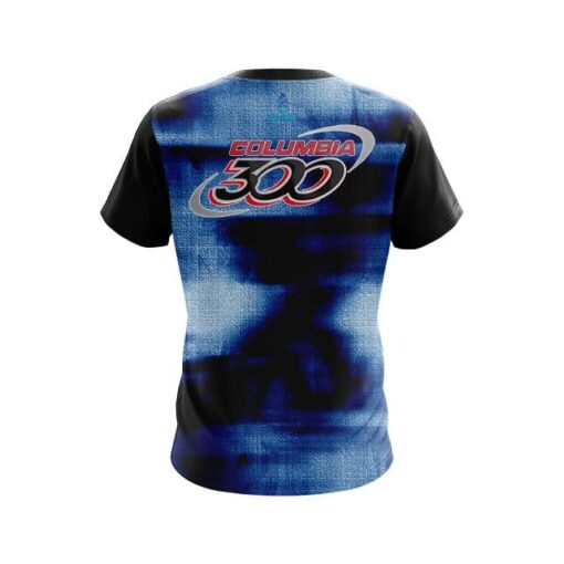 Columbia 300 Canvas Blue CoolWick Bowling Jersey - Image 2