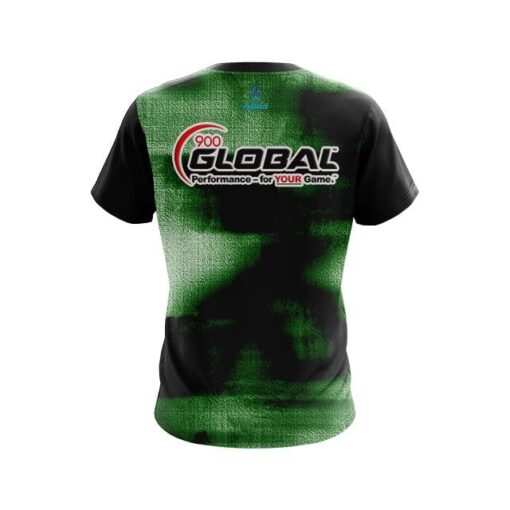 900 Global Canvas Green CoolWick Bowling Jersey - Image 2
