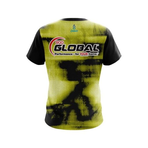 900 Global Canvas Yellow CoolWick Bowling Jersey - Image 2
