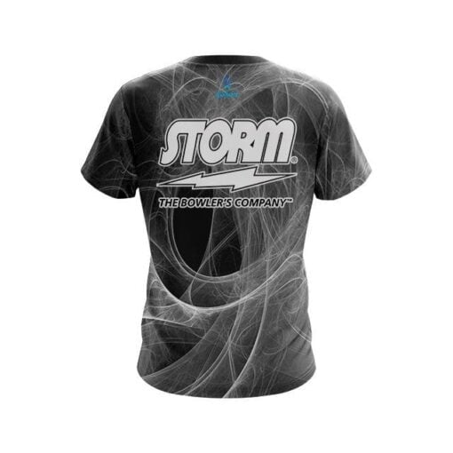 Storm Energy Swirls Black CoolWick Bowling Jersey - Image 2