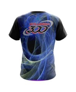 Alternative view of Columbia 300 Energy Swirls Blue CoolWick Bowling Jersey
