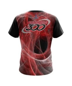 Alternative view of Columbia 300 Energy Swirls Red CoolWick Bowling Jersey