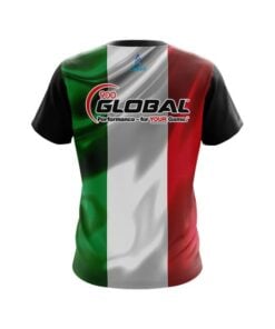 Alternative view of 900 Global Italian Flag CoolWick Bowling Jersey