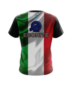 Alternative view of Ebonite Italian Flag CoolWick Bowling Jersey