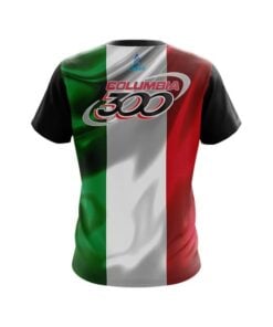 Alternative view of Columbia 300 Italian Flag CoolWick Bowling Jersey