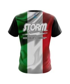 Alternative view of Storm Italian Flag CoolWick Bowling Jersey