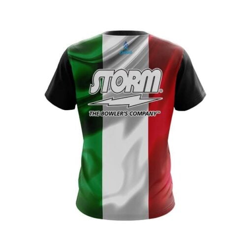 Storm Italian Flag CoolWick Bowling Jersey - Image 2