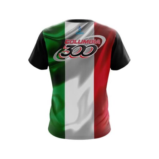 Columbia 300 Italian Flag CoolWick Bowling Jersey - Image 2