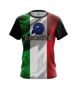 Ebonite Italian Flag CoolWick Bowling Jersey