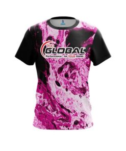 900 Global Marble Pink CoolWick Bowling Jersey