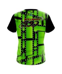 Alternative view of Columbia 300 Movie Reel Green CoolWick Bowling Jersey