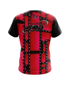 Alternative view of Columbia 300 Movie Reel Red CoolWick Bowling Jersey