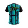Columbia 300 Movie Reel Aqua CoolWick Bowling Jersey - Image 2