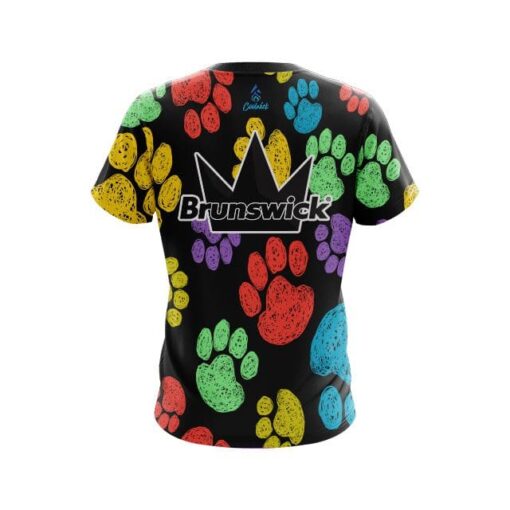 Brunswick Puppy Paws CoolWick Bowling Jersey - Image 2