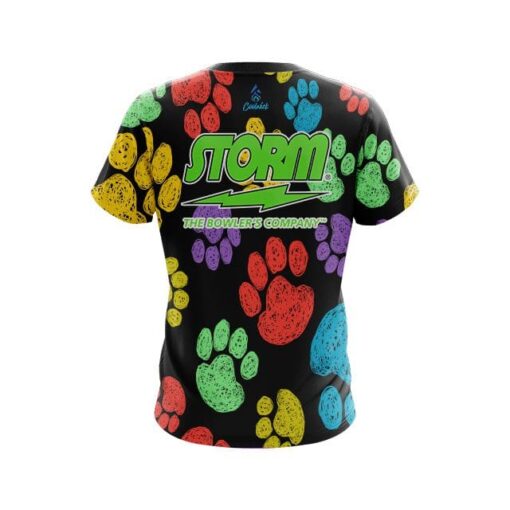 Storm Puppy Paws CoolWick Bowling Jersey - Image 2
