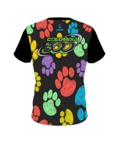 Alternative view of Columbia 300 Puppy Paws CoolWick Bowling Jersey