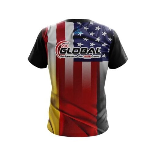 900 Global USA Germany CoolWick Bowling Jersey - Image 2