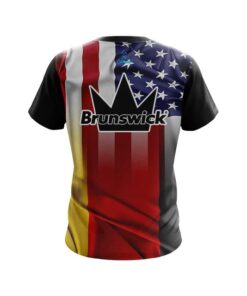Alternative view of Brunswick USA Germany Flag CoolWick Bowling Jersey