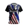 Brunswick USA Israeli Flag CoolWick Bowling Jersey