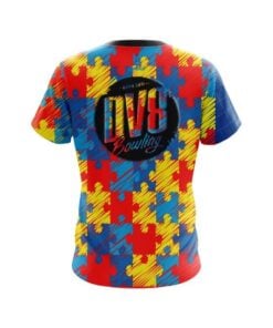Alternative view of DV8 Autism Awareness CoolWick Bowling Jersey