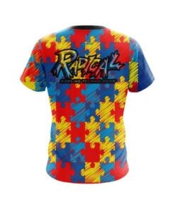 Alternative view of Radical Autism Awareness CoolWick Bowling Jersey