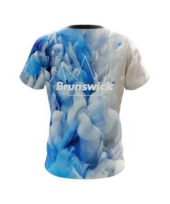 Alternative view of Brunswick Blue Cloud CoolWick Bowling Jersey