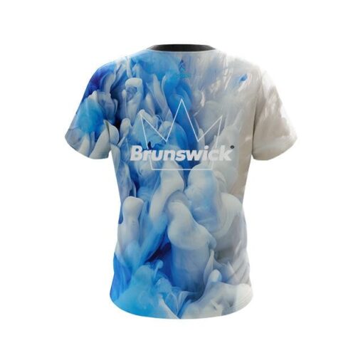 Brunswick Blue Cloud CoolWick Bowling Jersey - Image 2