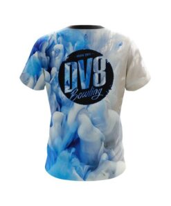 Alternative view of DV8 Blue Clouds CoolWick Bowling Jersey