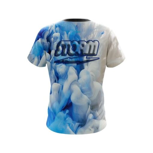 Storm Blue Clouds CoolWick Bowling Jersey - Image 2