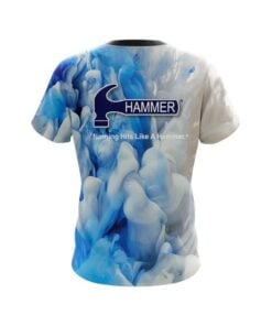 Alternative view of Hammer Blue Clouds CoolWick Bowling Jersey