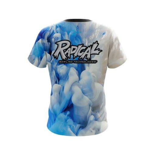 Radical Blue Clouds CoolWick Bowling Jersey - Image 2