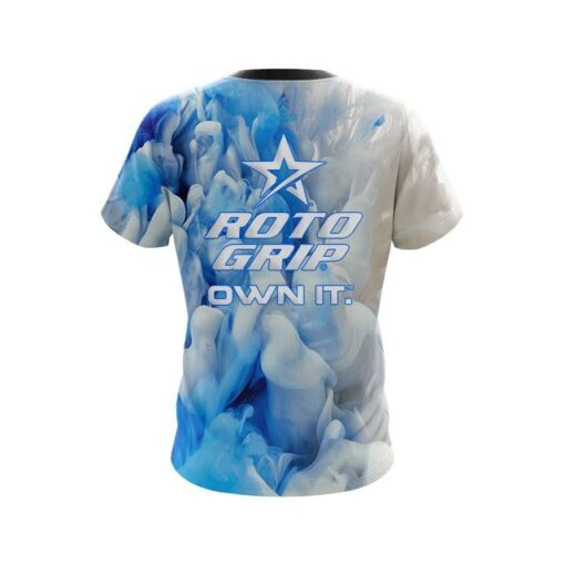 Roto Grip Blue Clouds CoolWick Bowling Jersey - Image 2