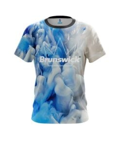 Brunswick Blue Cloud CoolWick Bowling Jersey