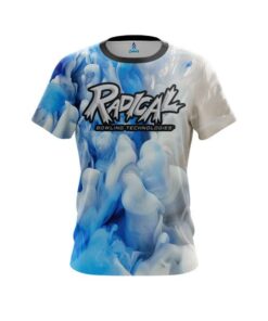 Radical Blue Clouds CoolWick Bowling Jersey