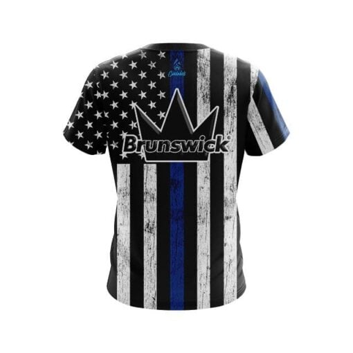 Brunswick Blue Line CoolWick Bowling Jersey - Image 2