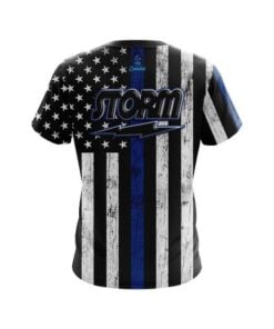 Alternative view of Storm Blue Line CoolWick Bowling Jersey