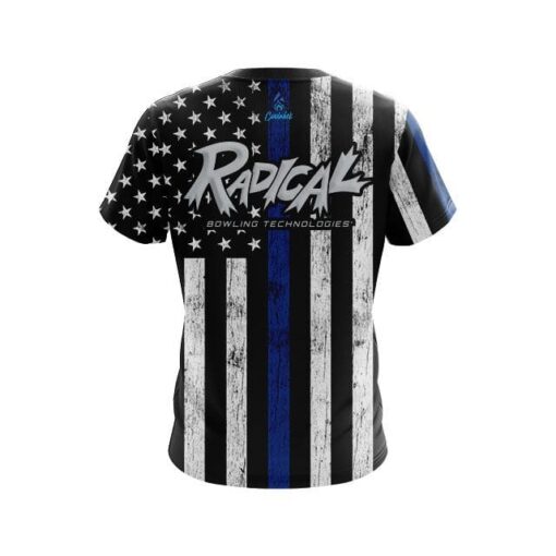 Radical Blue Line CoolWick Bowling Jersey - Image 2