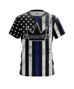 Brunswick Blue Line CoolWick Bowling Jersey
